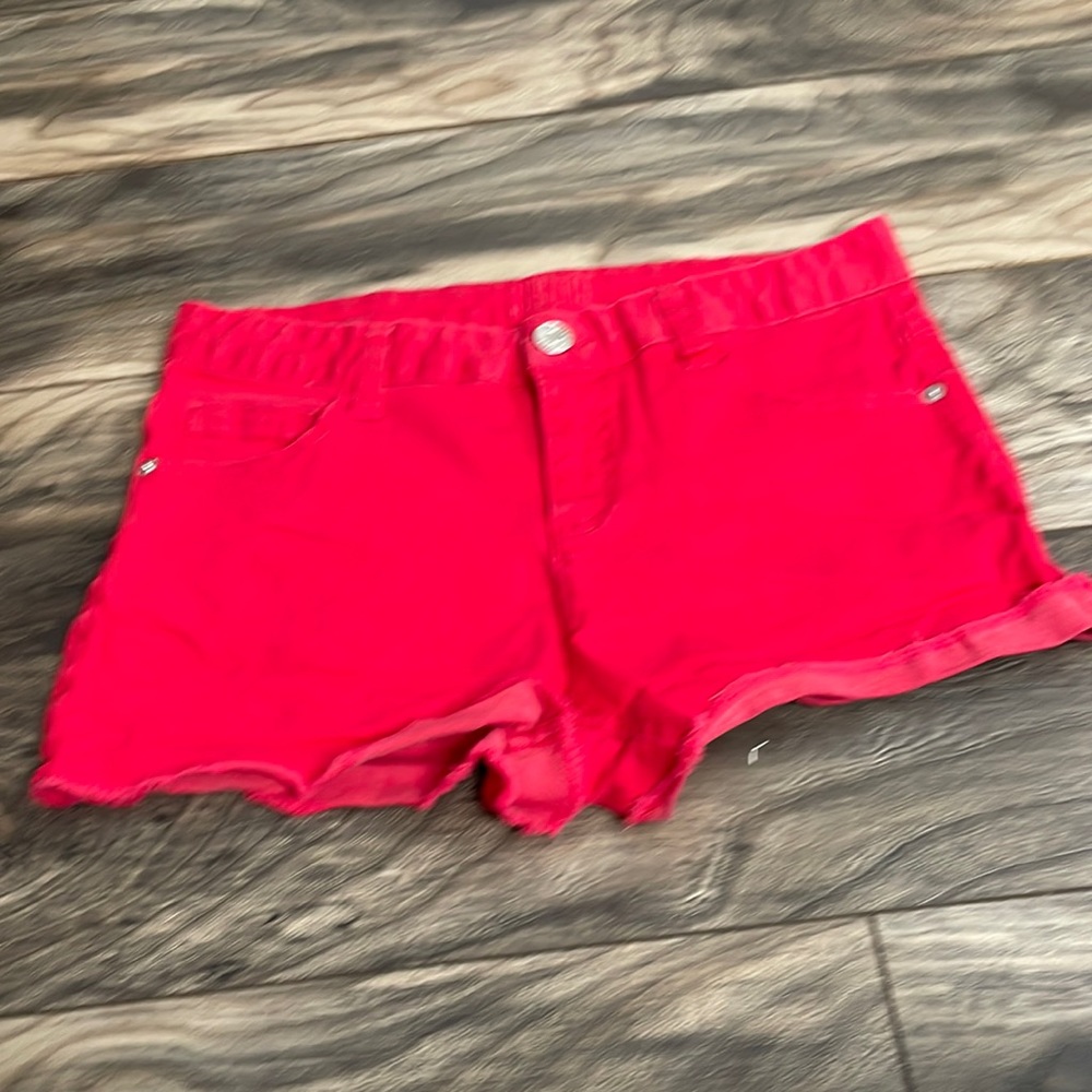 Girls justice shorts size 18
